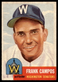 1953 Topps #51 Frank Campos Washington Senators EX-EXMINT SET BREAK!