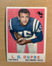 L.G. DuPre 1959 Topps Football Card #163, NM-MT, Baltimore Colts