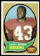1970 Topps #24 Larry Brown RC Washington Redskins EX-EXMINT NO RESERVE!