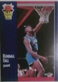 1991-92 Fleer Charlotte Hornets Basketball Card #232 Kendall Gill Slam Dunk