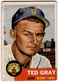 1953 Topps #52 Ted Gray