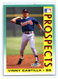 1992 Fleer Prospects Rookie Vinny Castilla Atlanta Braves #666