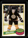 Ray Bourque 1980-81 O-Pee-Chee (JPNi) #140 Boston Bruins