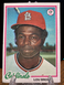 1978  Topps Lou Brock #170 Cardinals