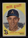 1959 Topps #182 Milt Graff Trading Card