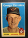 George Zuverink 1958 Topps Vintage Baseball Card #6 NICE!! Baltimore Orioles 