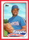 1989 Topps Dwayne Henry Card #496 Texas Rangers MLB NM