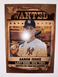 Aaron Judge 2021 Topps Big League Wanted #WT-7 Yankees