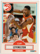 1990 Fleer #2 Cliff Levingston - Atlanta Hawks Basketball Card