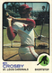ED CROSBY-SS-ST. LOUIS CARDINALS-1973 TOPPS #599-GREAT SHAPE-HIGH NUMBER