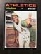Vida Blue 1971 Topps Vintage Baseball Card #544 ROOKIE RC SP A’s HOF