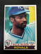 1979 Topps Willie Wilson #409 Kansas City Royals Rookie Card RC NM