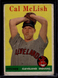 1958 Topps #208 Cal McLish Trading Card