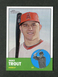Mike Trout Anaheim Angels MLB Baseball Rookie Card 2012 Topps Heritage #207