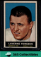 1961 Topps NFL Laverne Torczon #157 Football Buffalo Bills