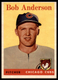 1958 Topps Bob Anderson #209 Rookie ExMint-NrMint