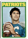 1972 Topps #65 JIM PLUNKETT RC Rookie EX/MT New England Patriots Football Card