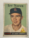 Irv Noren 1958 Topps #114 St. Louis Cardinals Very Good