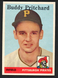1958 Topps baseball card, #151 Buddy Pritchard, Pittsburgh Pirates