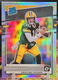 2020 Donruss Optic Jordan Love Rated Rookie Silver Holo Prizm #154 Packers