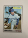 MIKE FIORE KANSAS CITY ROYALS 1970 TOPPS #709