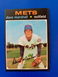 1971 topps baseball #259 Dave Marshall New York Mets NM+