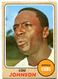 1968 Topps #184 Lou Johnson Baseball Card - Chicago Cubs