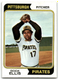 1974 Topps #145 Dock Ellis High Grade Vintage Baseball Card Pittsburgh Pirates