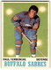 1970-71 O-Pee-Chee Paul Terbenche #123 SURFACE STAIN