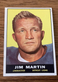 Jim Martin 1961 Topps Card #34 Detroit Lions Linebacker