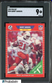 1989 Pro Set Football #494 Barry Sanders Lions RC Rookie HOF SGC 9 MINT
