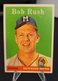1958 Topps Baseball #313 Bob Rush Milwaukee Braves EX 
