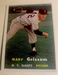 1957 Topps MARV GRISSOM #216 New York Giants