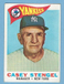 CASEY STENGEL 1960 TOPPS CARD #227 NO CREASES CLEAN BACK NEW YORK YANKEES