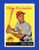 1958 Topps Set-Break #348 Chico Fernandez NM-MT OR BETTER *GMCARDS*