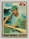 1970 Topps Reggie Jackson Baseball Card #140 Vintage