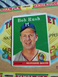 Original 1958 Topps Bob Rush #313 Baseball Card GD