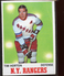 Tim Horton 1970-71 Topps #59 New York Rangers NHL Hockey Card F429