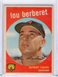 1959 Topps Lou Berberet #96 Detroit Tigers