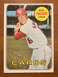 1969 Topps Baseball #609 Vintage Phil Gagliano St. Louis Cardinals
