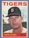 1964 TOPPS  MICKEY LOLICH ROOKIE  #128  EX+  lite tip wear-no creases  TIGERS