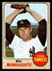 Bill Monbouquette New York Yankees 1968 Topps #234