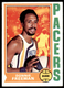 1974-75 Topps Donnie Freeman Indiana Pacers #253