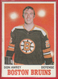 1970/71 Topps #4 Don Awrey card (Boston Bruins)