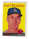 1958 Topps Carl Erskine #258