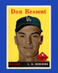 1958 Topps Set-Break #401 Don Bessent EX-EXMINT *GMCARDS*