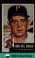 1953 Topps Bob Del Greco #48 Baseball Pittsburgh Pirates