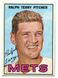 1967 Topps #59 Ralph Terry Baseball Card - New York Mets