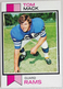 1973 Topps Football Tom Mack #90 Rams