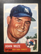 John Johnny Mize 1953 Topps Vintage Baseball Card #77 New York Yankees NICE!!!!